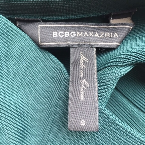 * BCBG MaxAzria // Green Leger Bandage Pencil Skirt - Picture 6 of 7